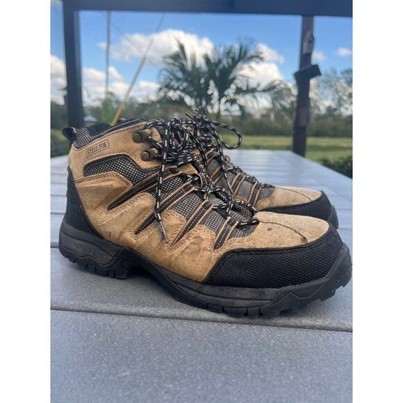 Wrangler Men Steel Toe Oil Resistant Work Boots Size 9.5